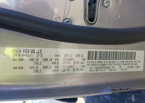 2015 Jeep Patriot Latitude from USA, damaged, VIN 1C4NJRFB2FD290663